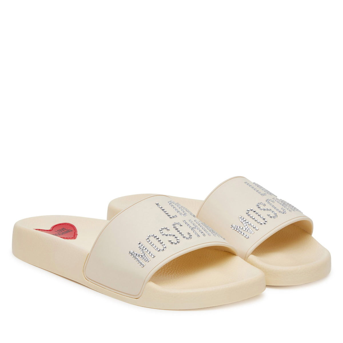 LOVE MOSCHINO Чехли JA28122G0MI13110 Екрю