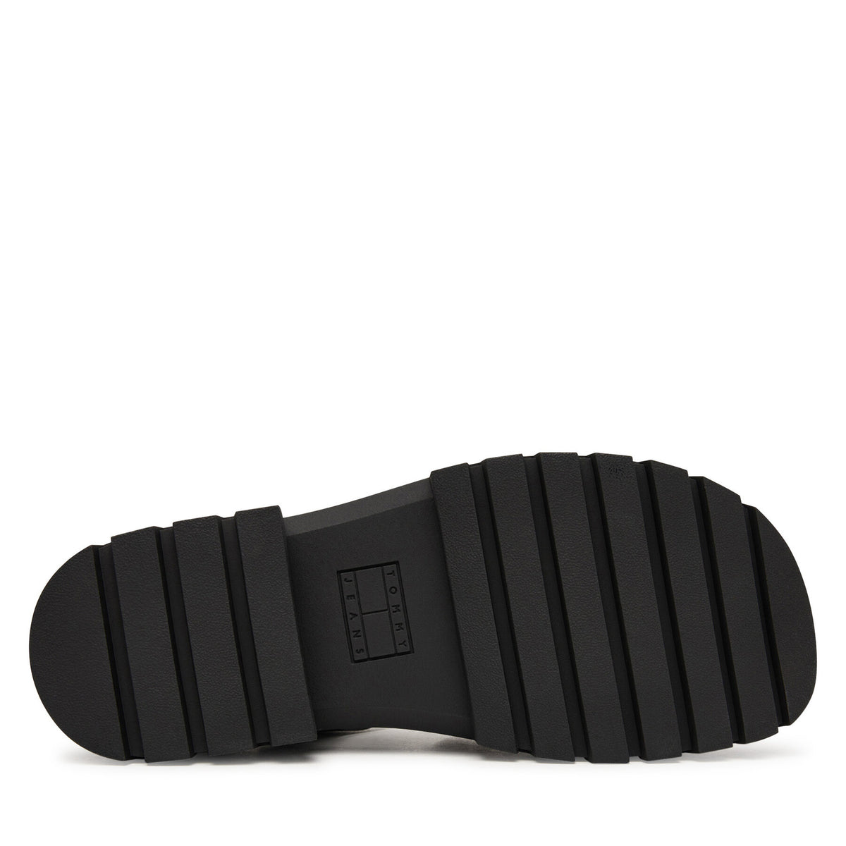 Tommy Jeans Сандали Tjw Straps Leather Max Sandal EN0EN02944 Черен