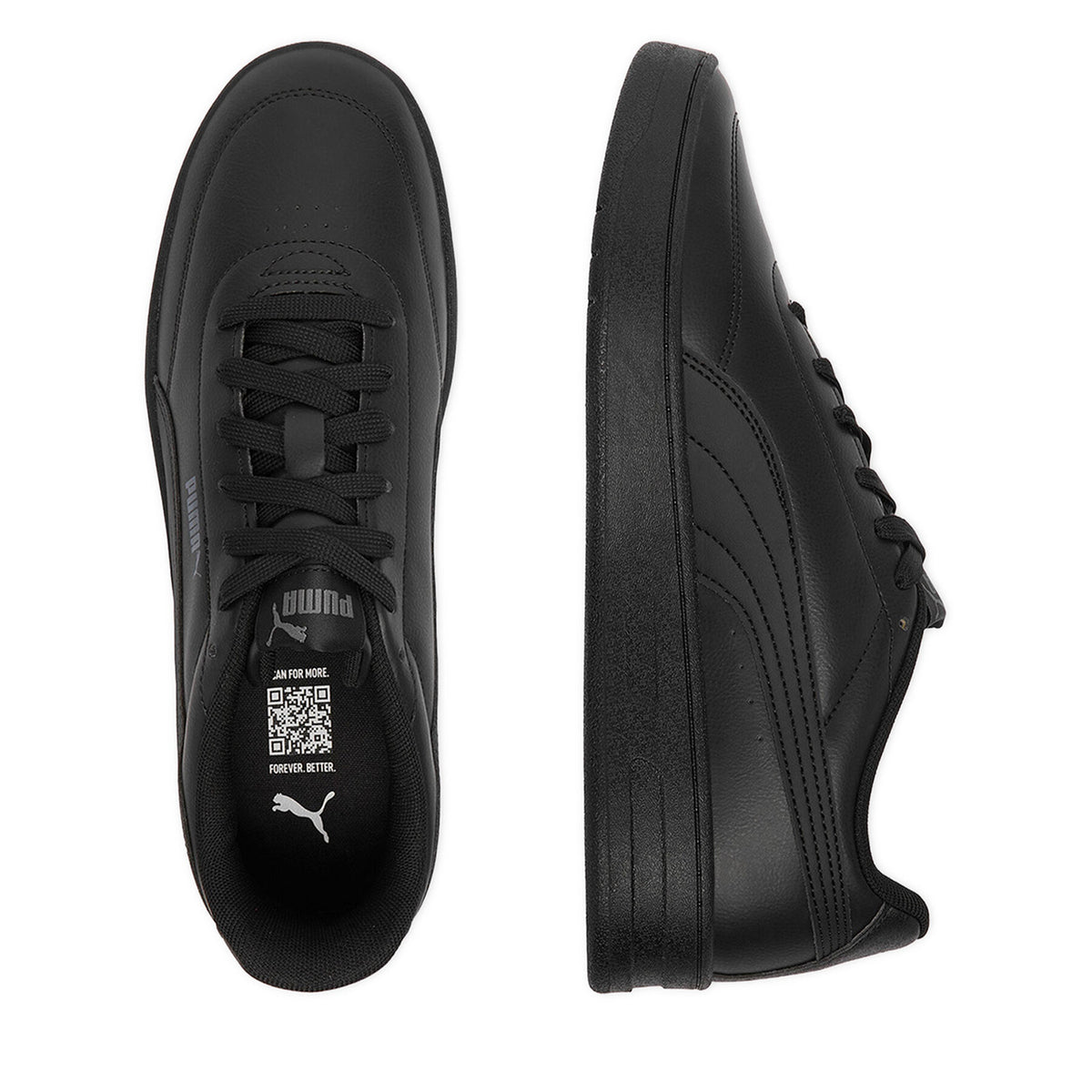 Puma Сникърси WB-COURT CLASSIC CLEAN 40222323 Черен