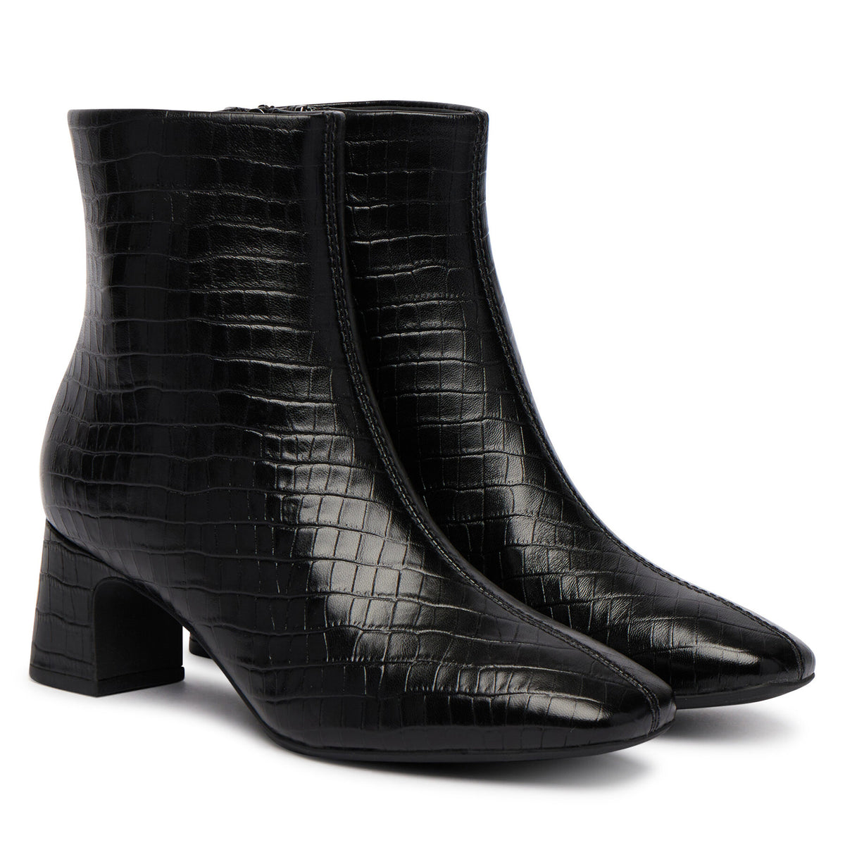 Clarks Боти Fernie Zip 26327187 Черен
