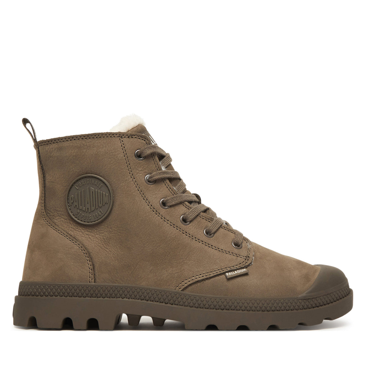 Palladium Туристически oбувки Pampa Hi Zip Wl 05982-281-M Каки