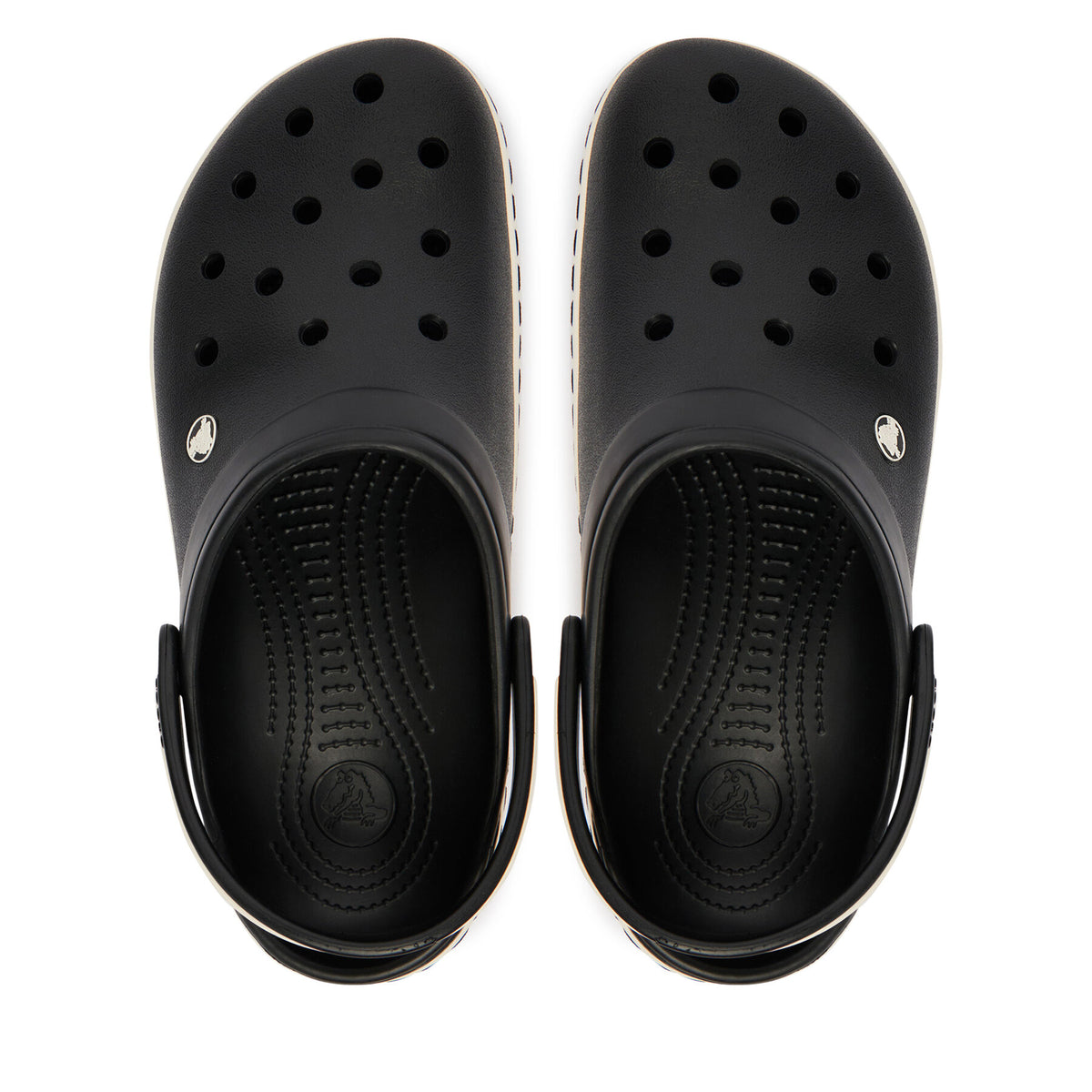 Crocs Чехли Crocband Heritage Clog 213224 Черен