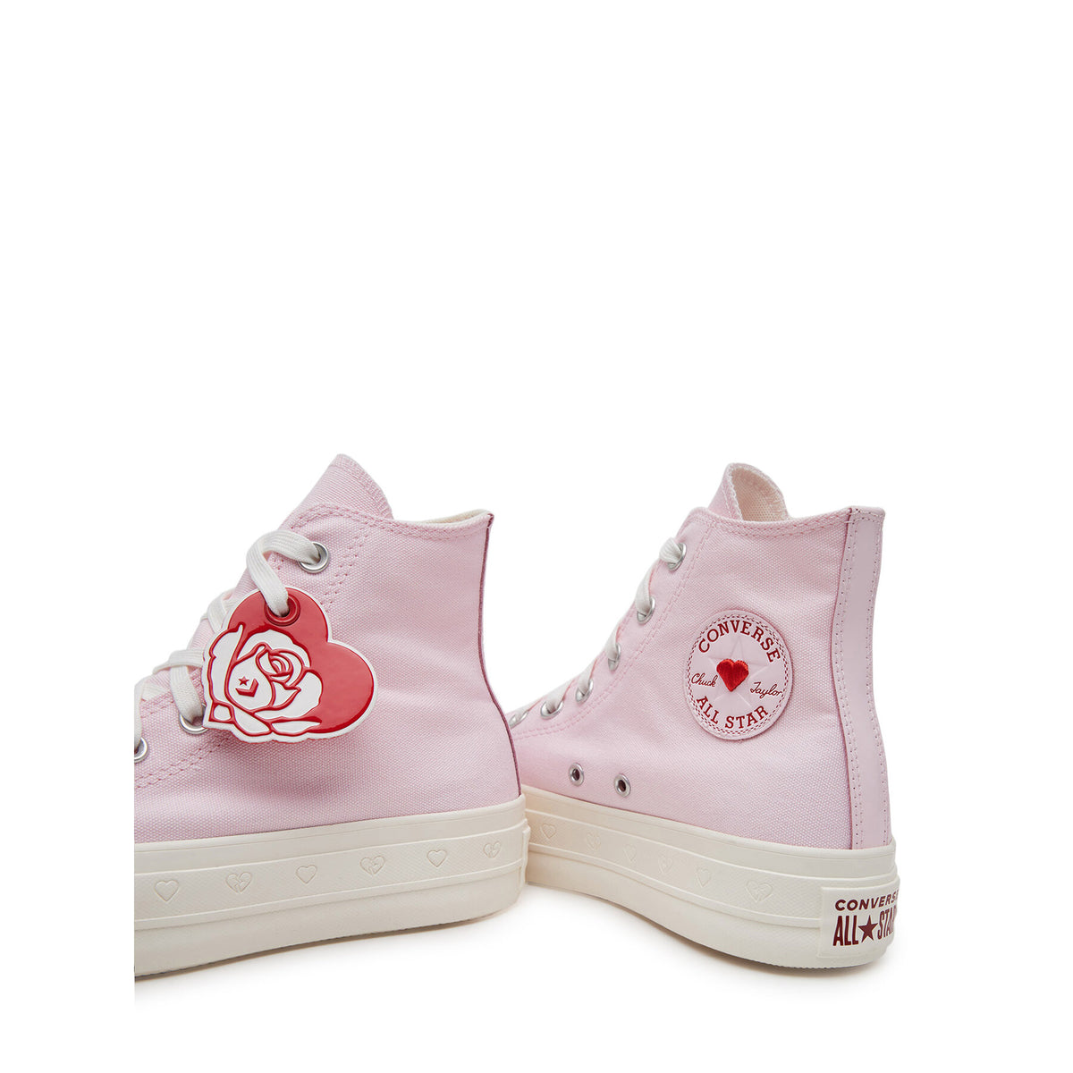 Converse Кецове Chuck Taylor All Star Lift Platform Hearts A13652C Розов