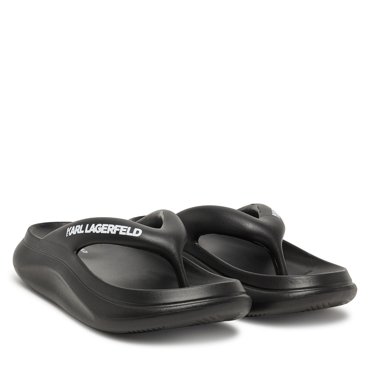 KARL LAGERFELD Джапанки Skoona II KL85025 Черен