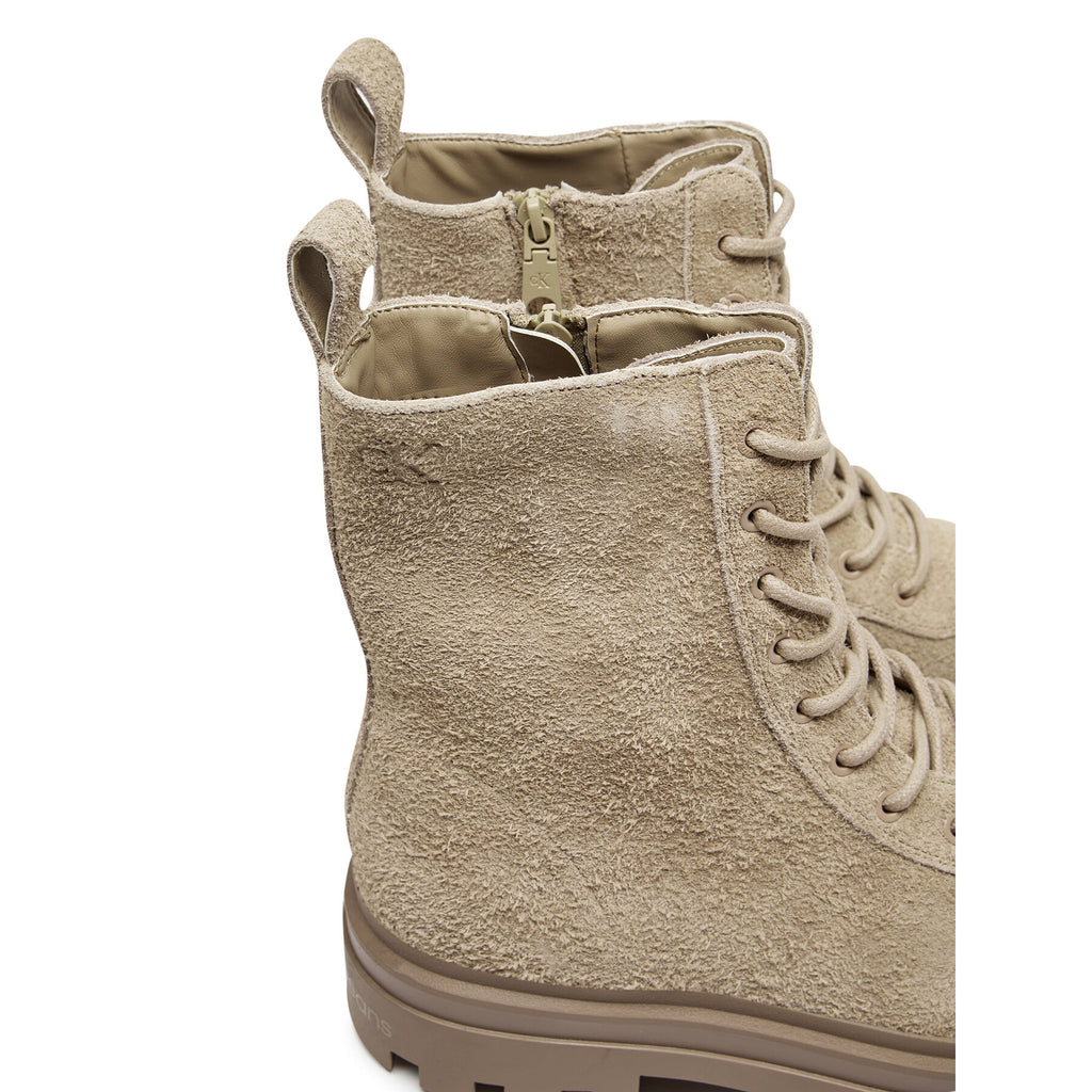 Calvin Klein Jeans Туристически oбувки Lugged Lace Zip Boot Oxf Hr Su YM0YM01068 Бежов