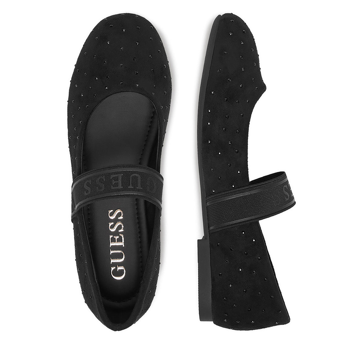 Guess Балеринки CEOWB-CS6666-04 Черен