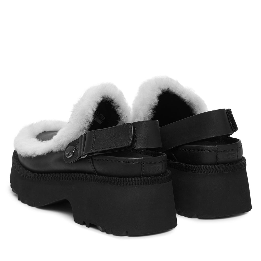Ugg Чехли W Esmee Leather Clog 1171507 Черен