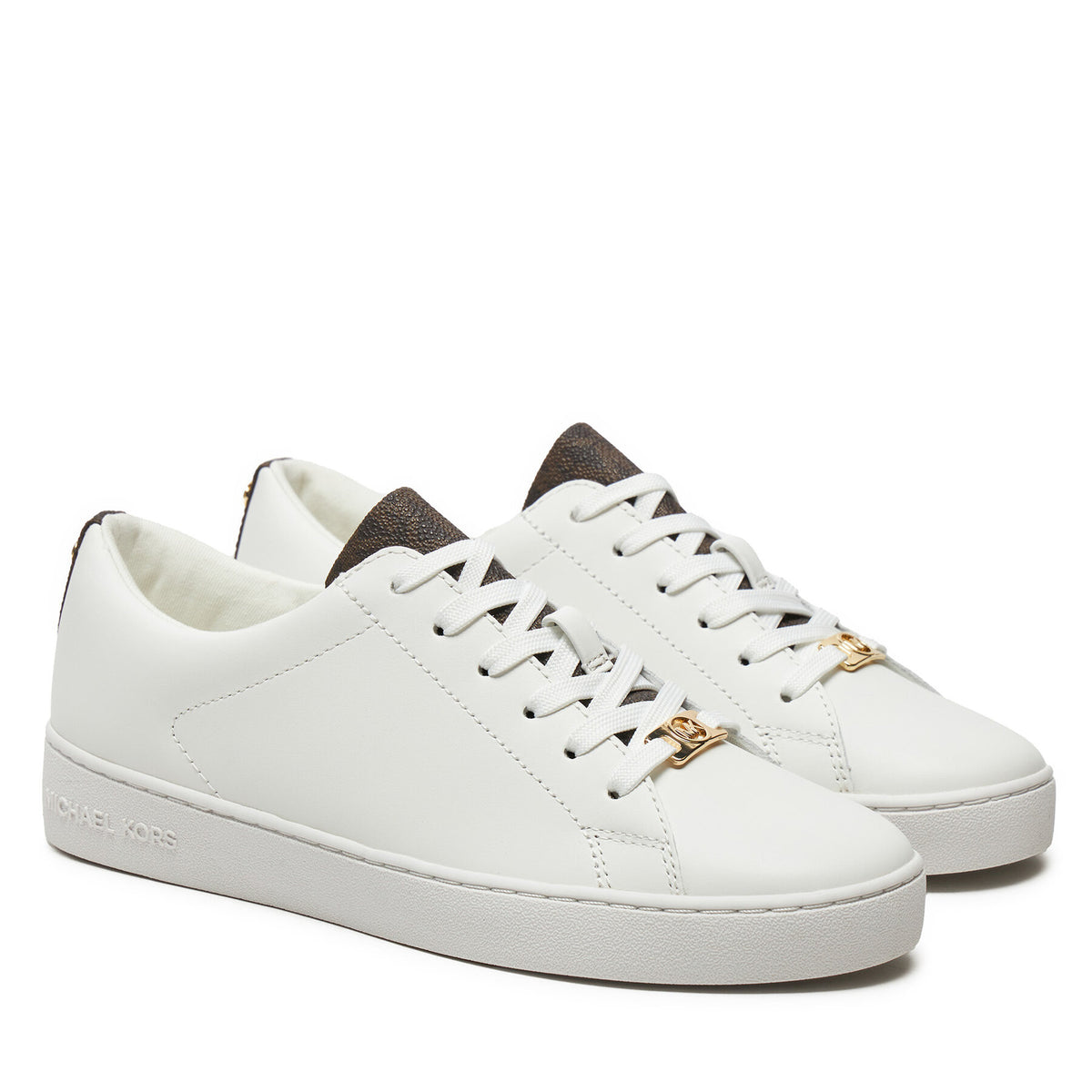 MICHAEL Michael Kors Сникърси Keaton Lace Up 43R4KTFS2L Бял