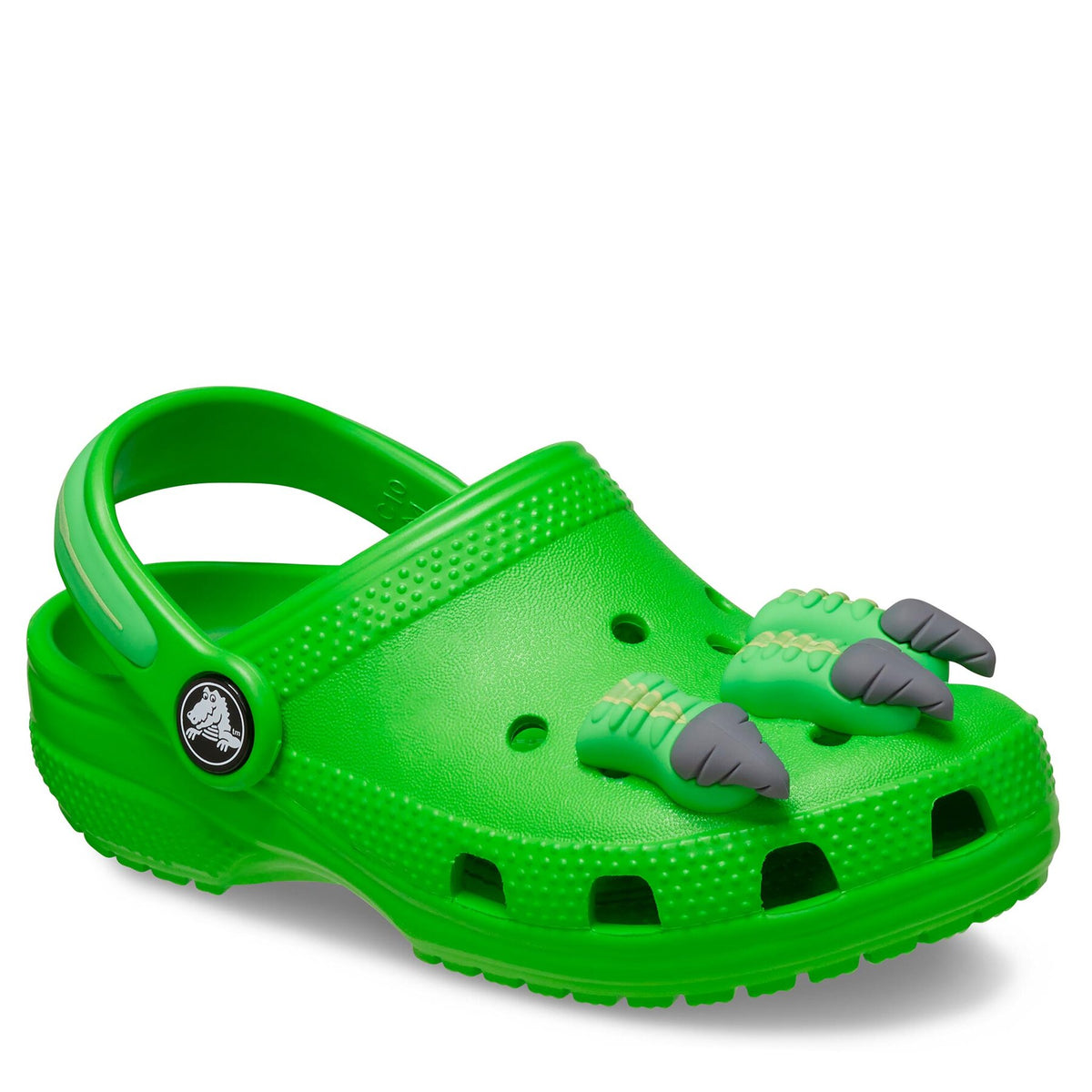 Crocs Чехли Classic Iam Dinosaur Clog T 209700 Зелен