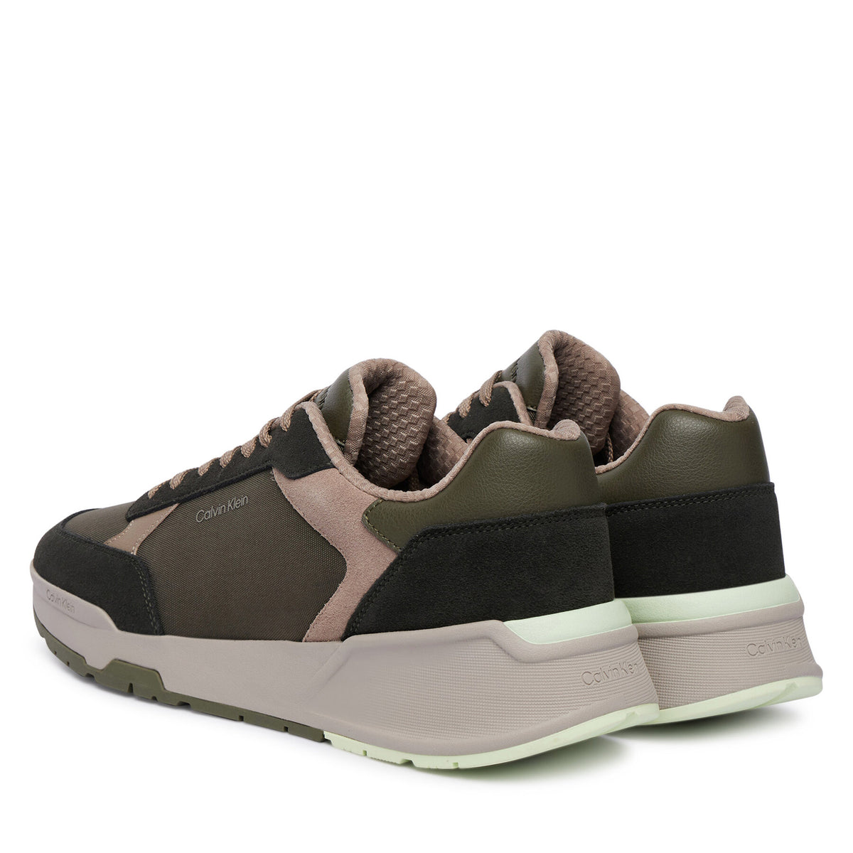 Calvin Klein Сникърси City Runner Laceup Ny-Su HM0HM02308 Каки