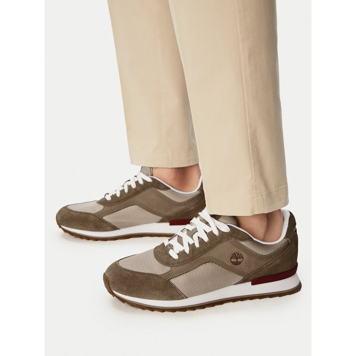 Timberland Сникърси Scout Heights Low lace TB0A419GAGD1 Кафяв