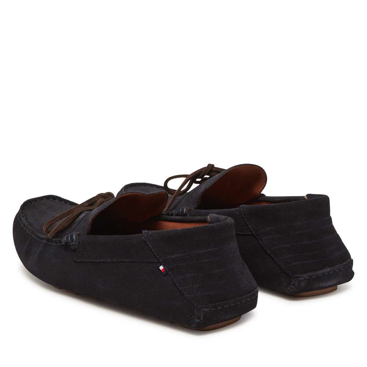 Tommy Hilfiger Мокасини Hilfiger Folded Suede Driver FM0FM05385 Тъмносин