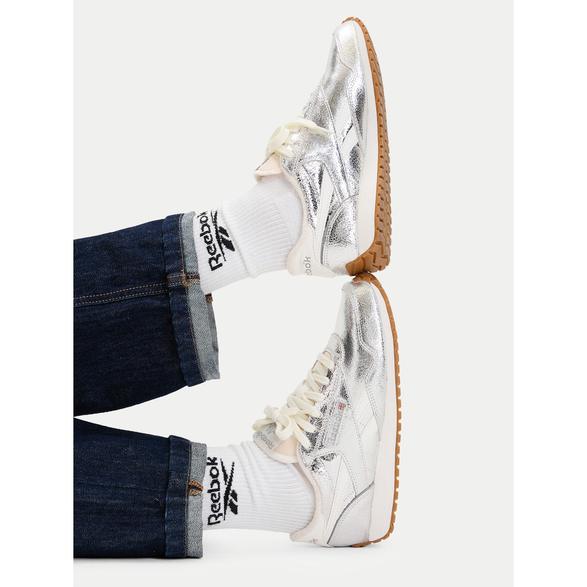 Reebok Сникърси EOSS-CLASSIC AZ 100271645 Сребрист