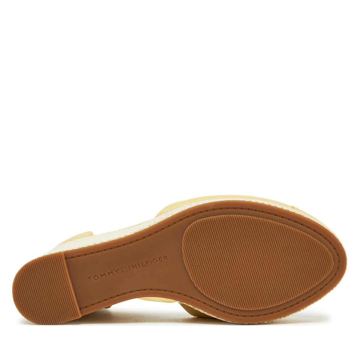 Tommy Hilfiger Обувки Flag High Wedge Espad Closed Toe FW0FW08494 Жълт