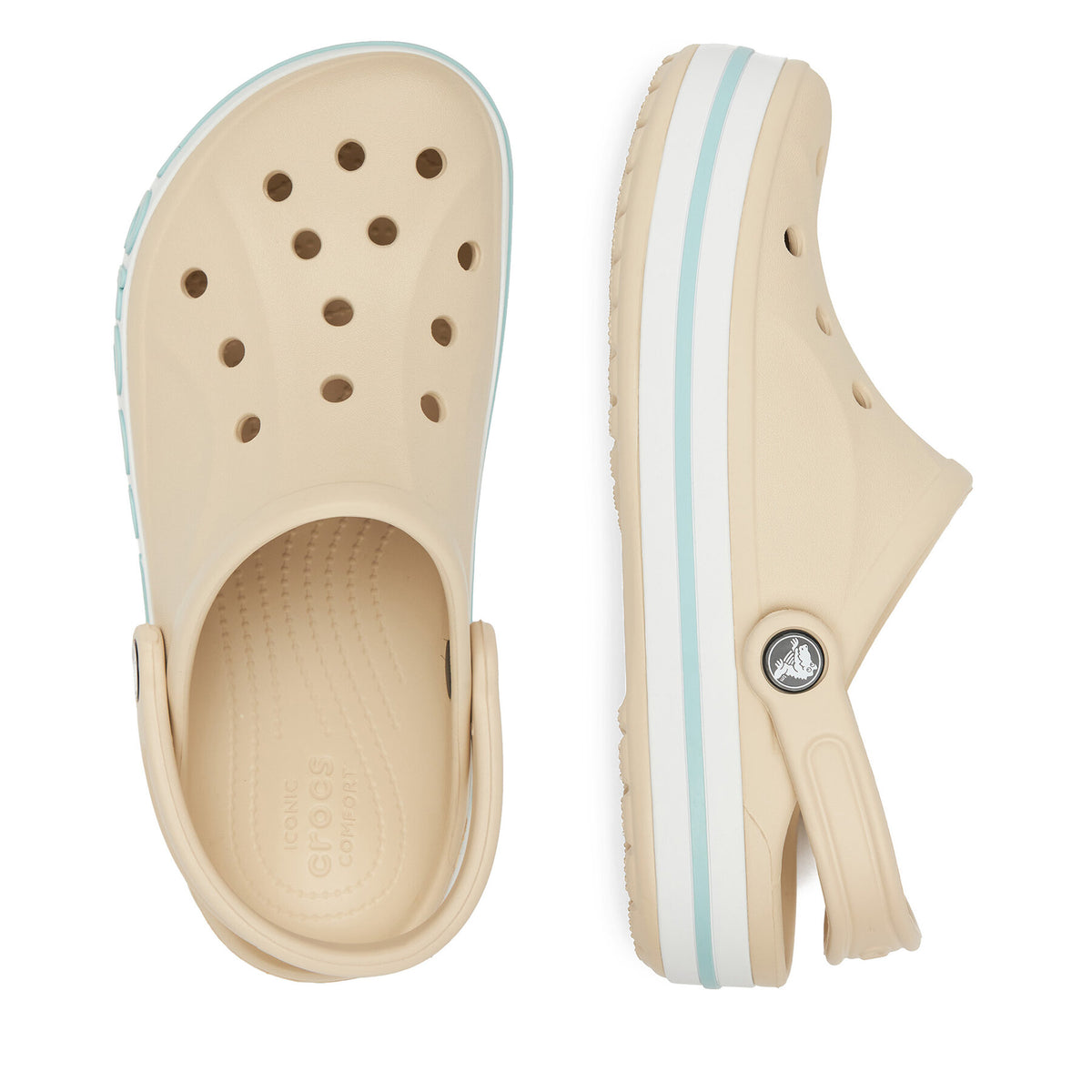 Crocs Чехли BAYABAND CLOG 205089-1LI Бежов