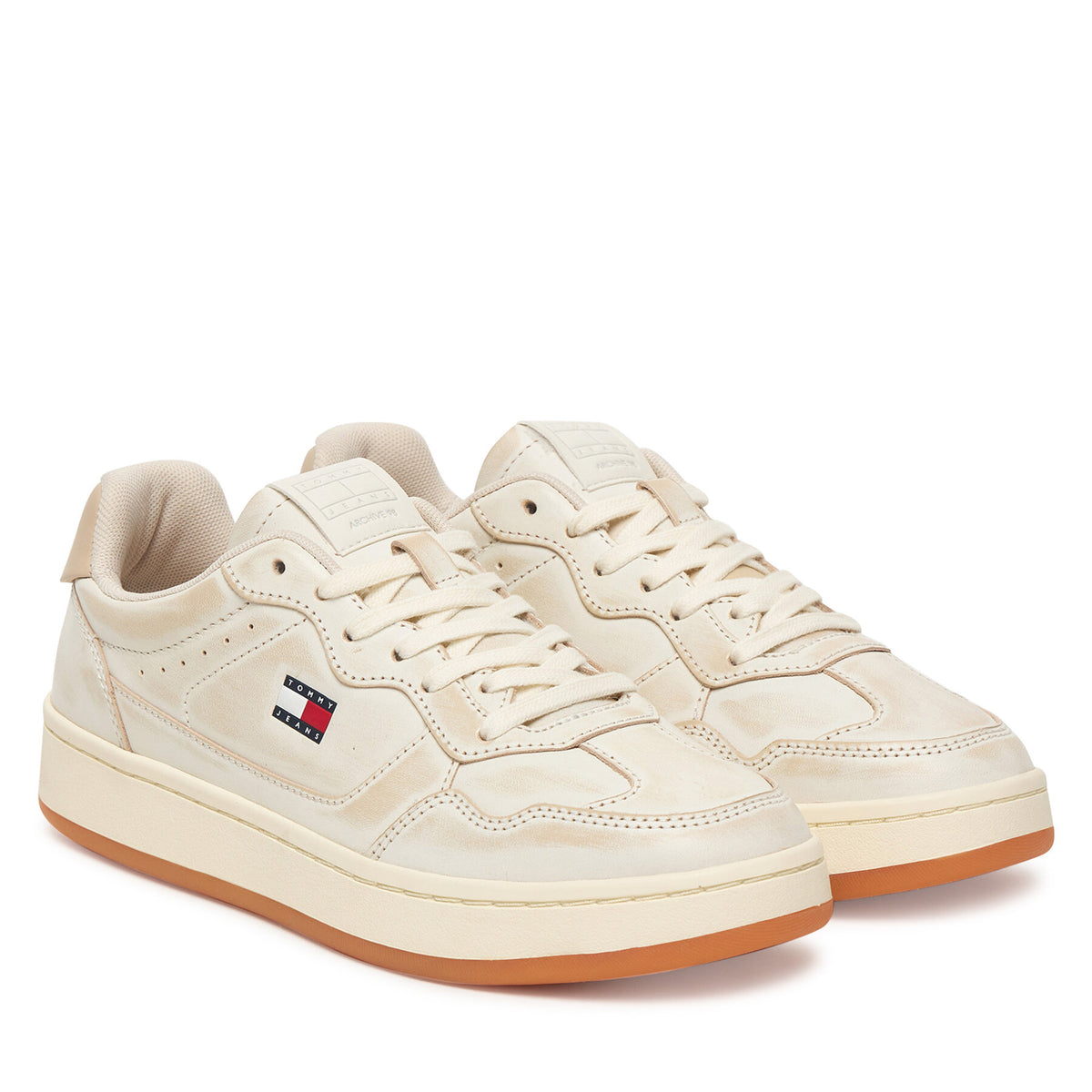 Tommy Jeans Сникърси Archive '98 Court EN0EN02984 Бежов