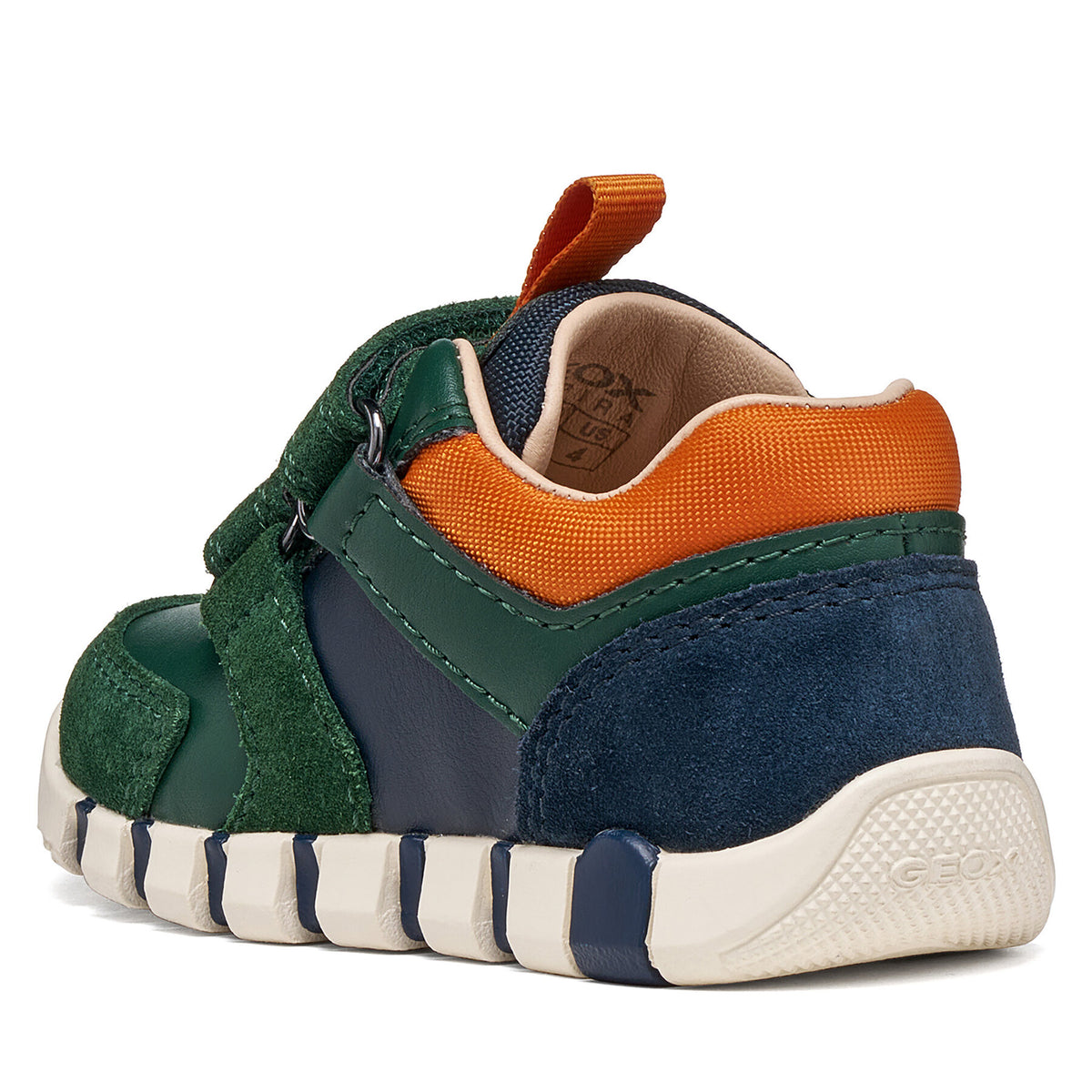 Geox Сникърси B Iupidoo Boy B3555D 05422 C3P2T Зелен