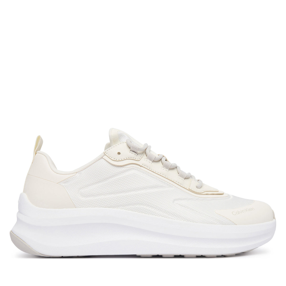 Calvin Klein Сникърси Chunky Runner Laceup HM0HM02224 Кремав