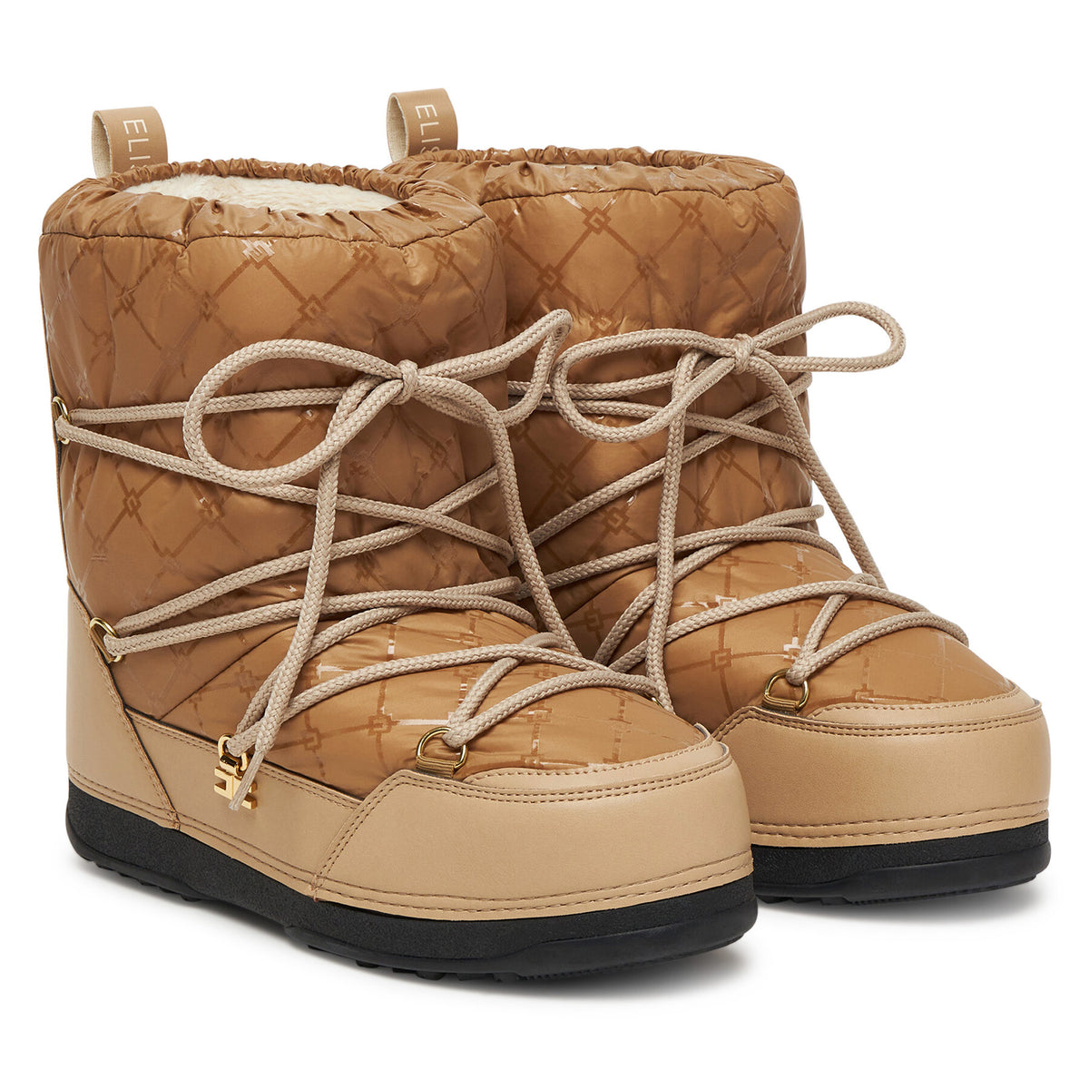 Elisabetta Franchi Апрески F4A6-E0457-1860 D Бежов