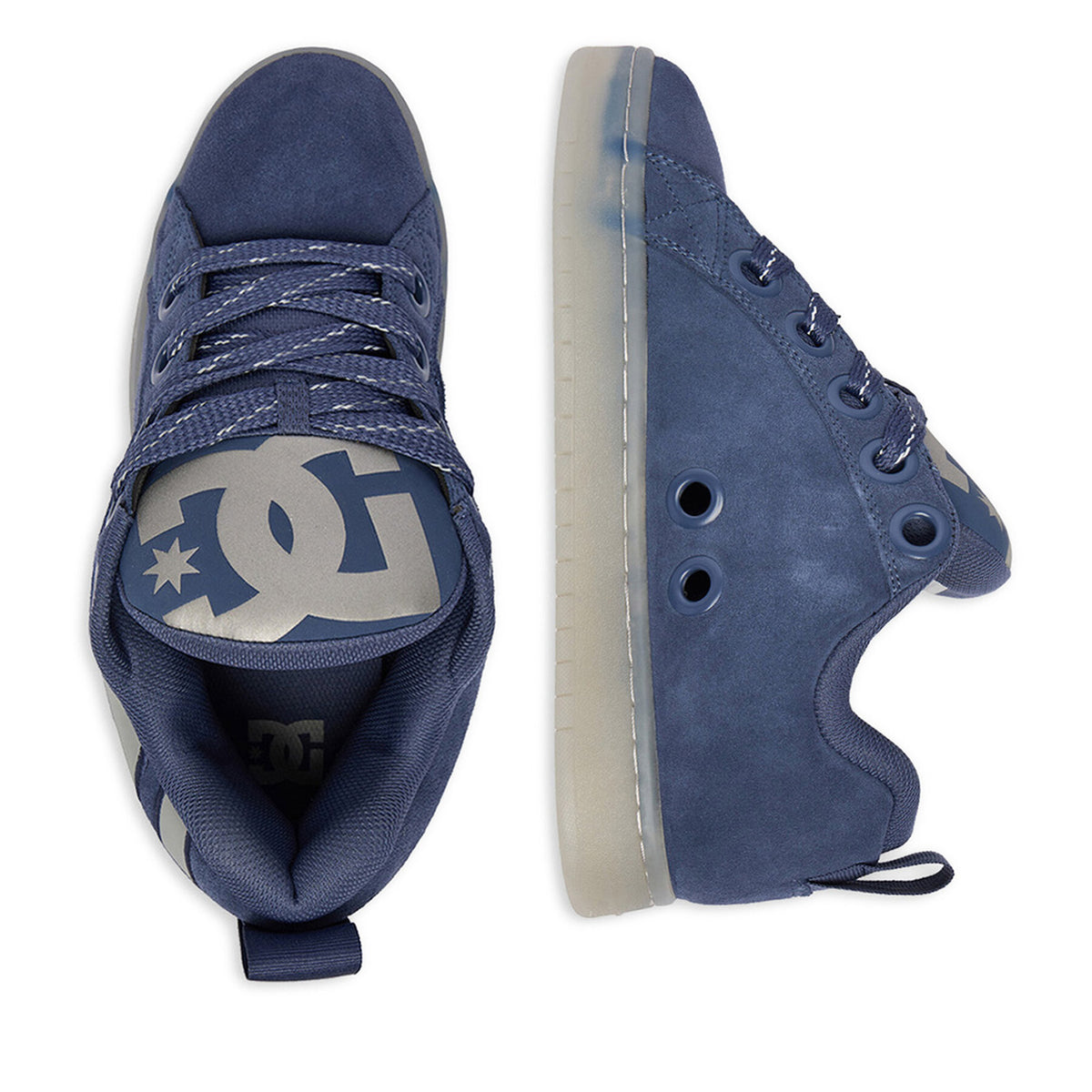 DC Shoes Сникърси EO-COURT GRAFFIK PUFF DC04304410 Син