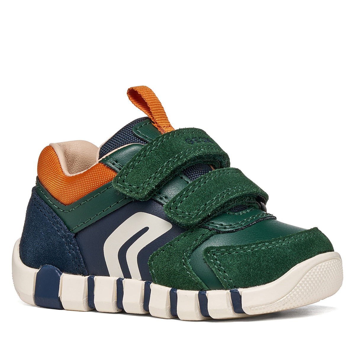 Geox Сникърси B Iupidoo Boy B3555D 05422 C3P2T Зелен