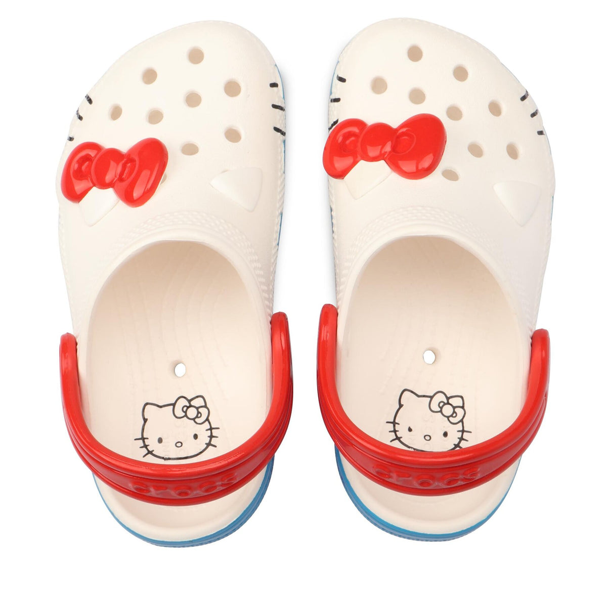 Crocs Чехли Hello Kitty Iam Classic Clog T 209469 Бял