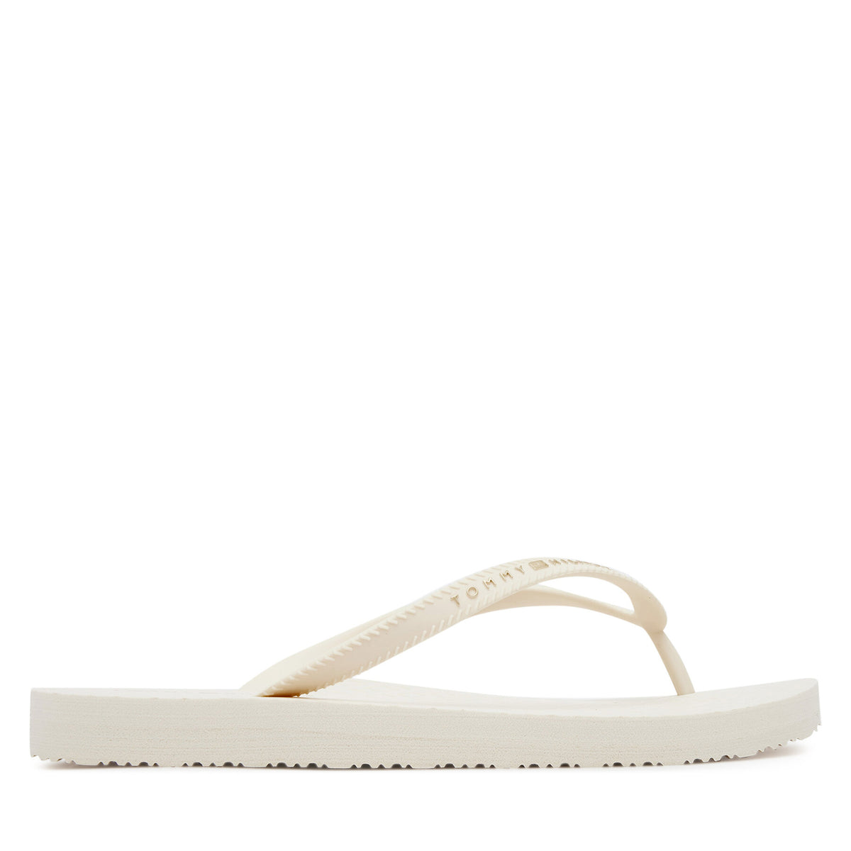 Tommy Hilfiger Джапанки Hilfiger Strap Beach Sandal FW0FW08736 Екрю