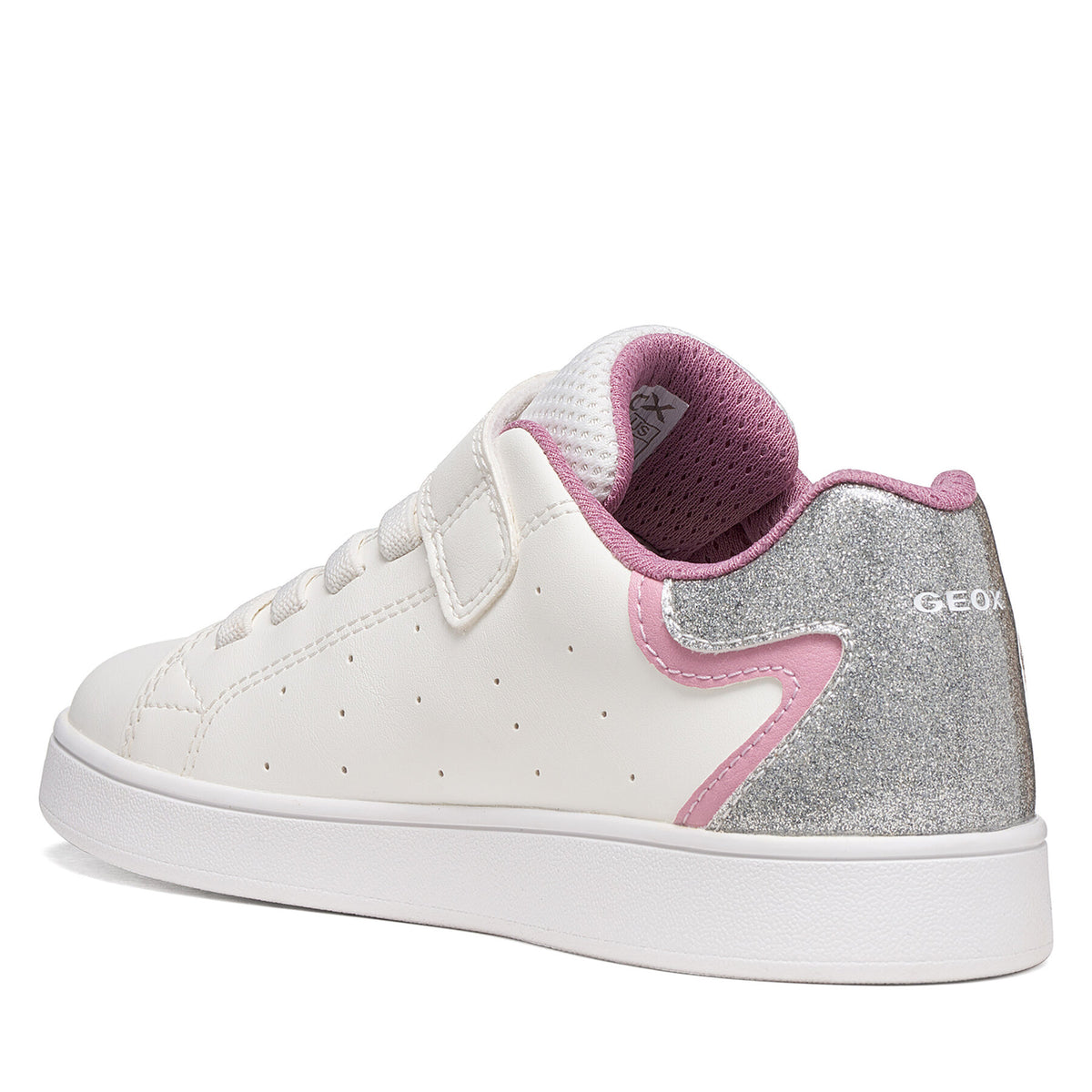 Geox Сникърси J Eclyper Girl J36LRA 0BCKC C1Z8Z M Бял