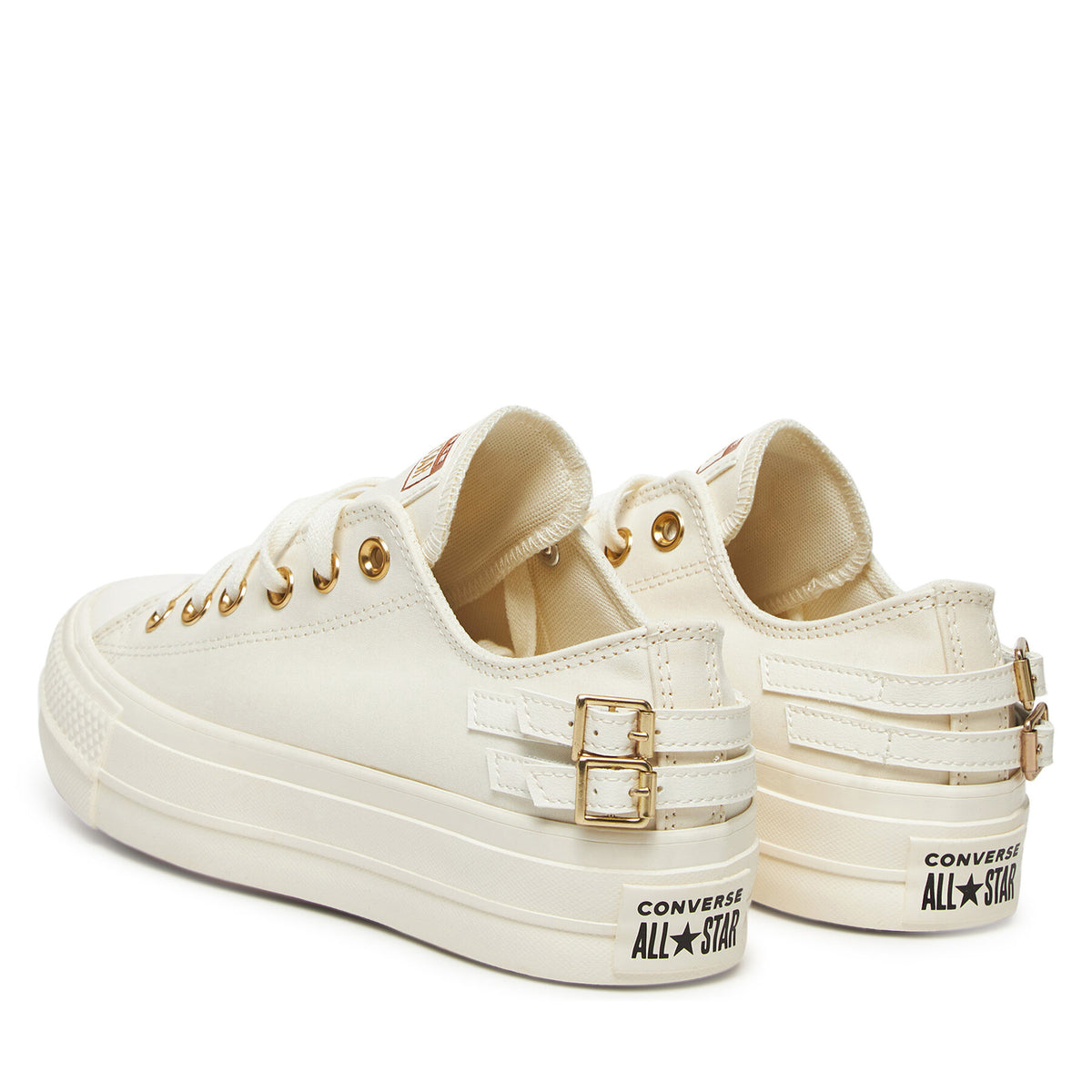 Converse Кецове Chuck Taylor All Star Lift Platform Buckle A11866C Бял