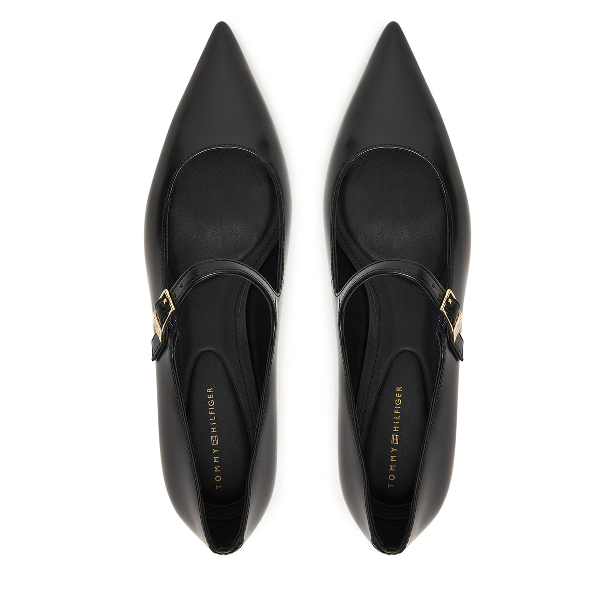 Tommy Hilfiger Обувки на ток Low Pump Abrasivato FW0FW09321 Черен