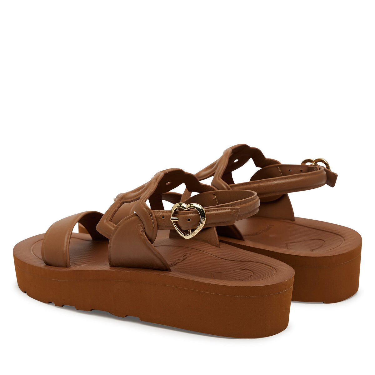 LOVE MOSCHINO Сандали JA16054I1MIA0201 Кафяв