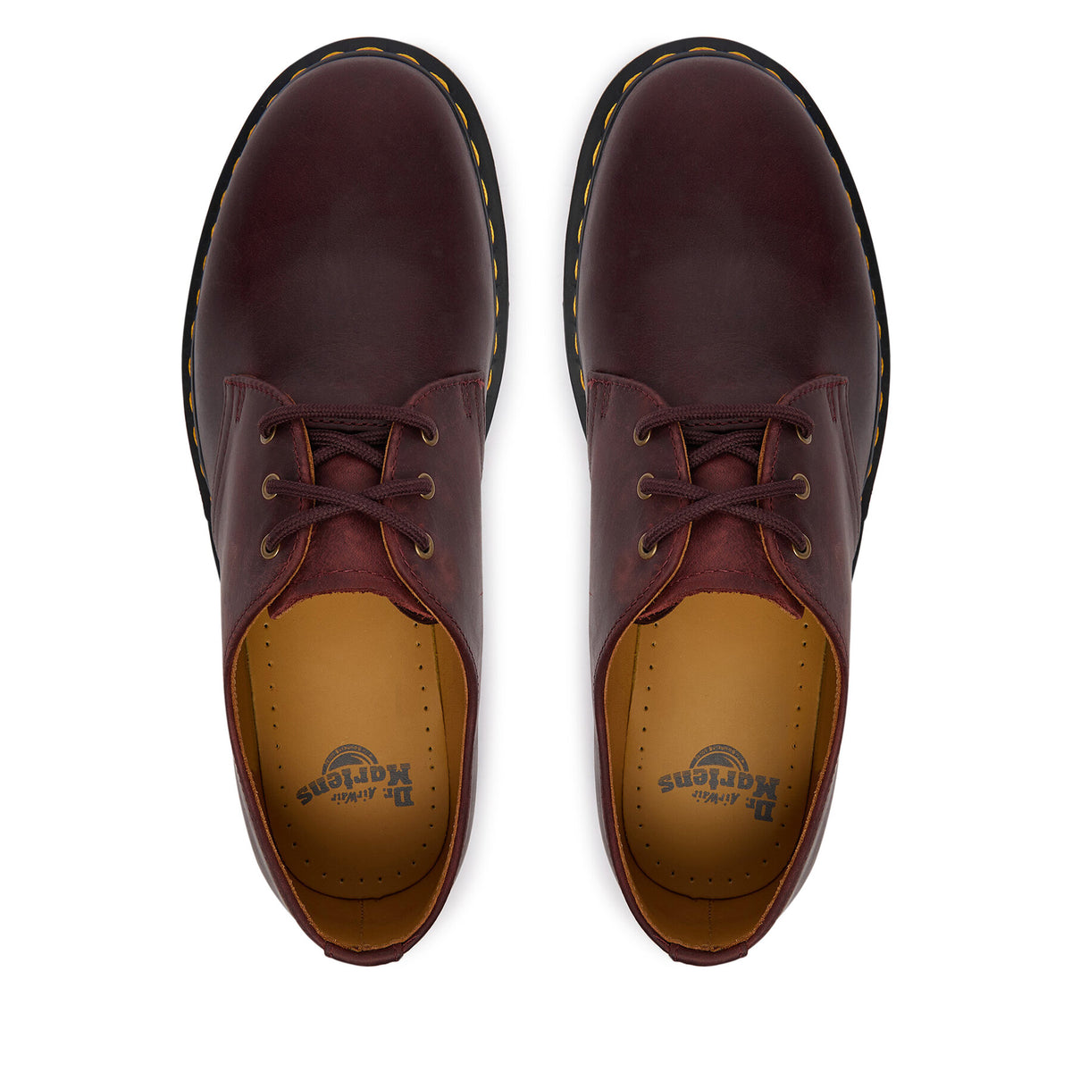 Dr. Martens Обувки 3 Eye Crazy Horse DM11838601 Бордо