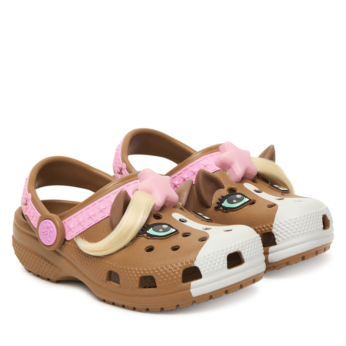Crocs Чехли Toddler Classic IAM Horse Clog 211371 Кафяв