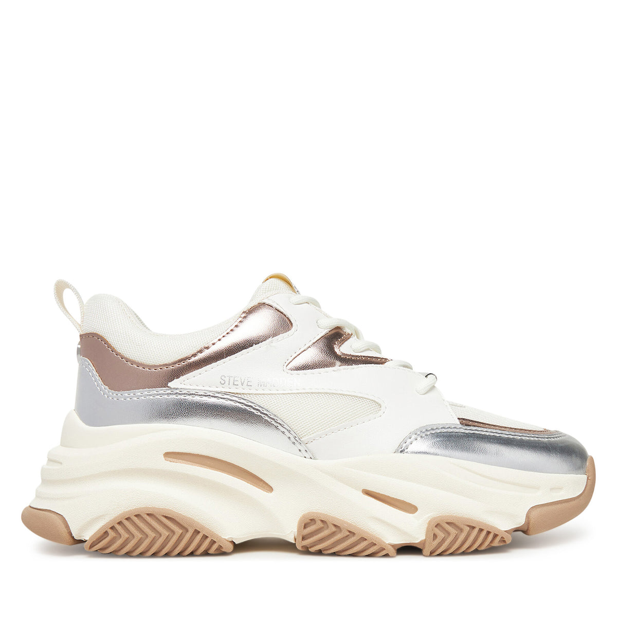 Steve Madden Сникърси Progressive SM19000096 Кремав