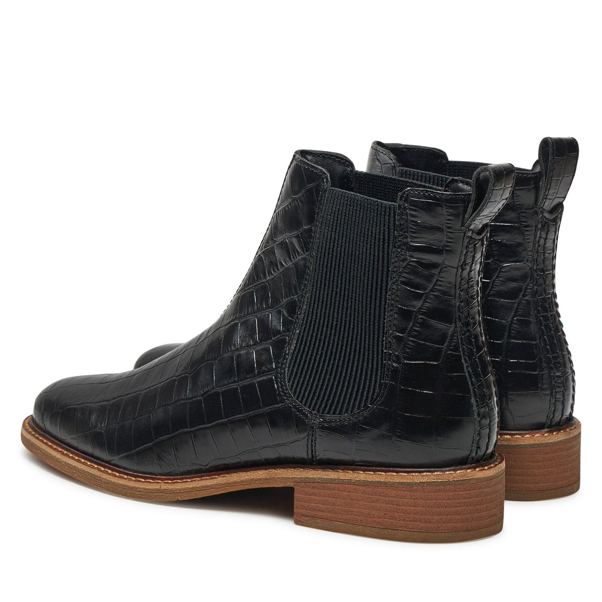 Clarks Боти тип челси Cologne Arlo 2 26178748 Черен