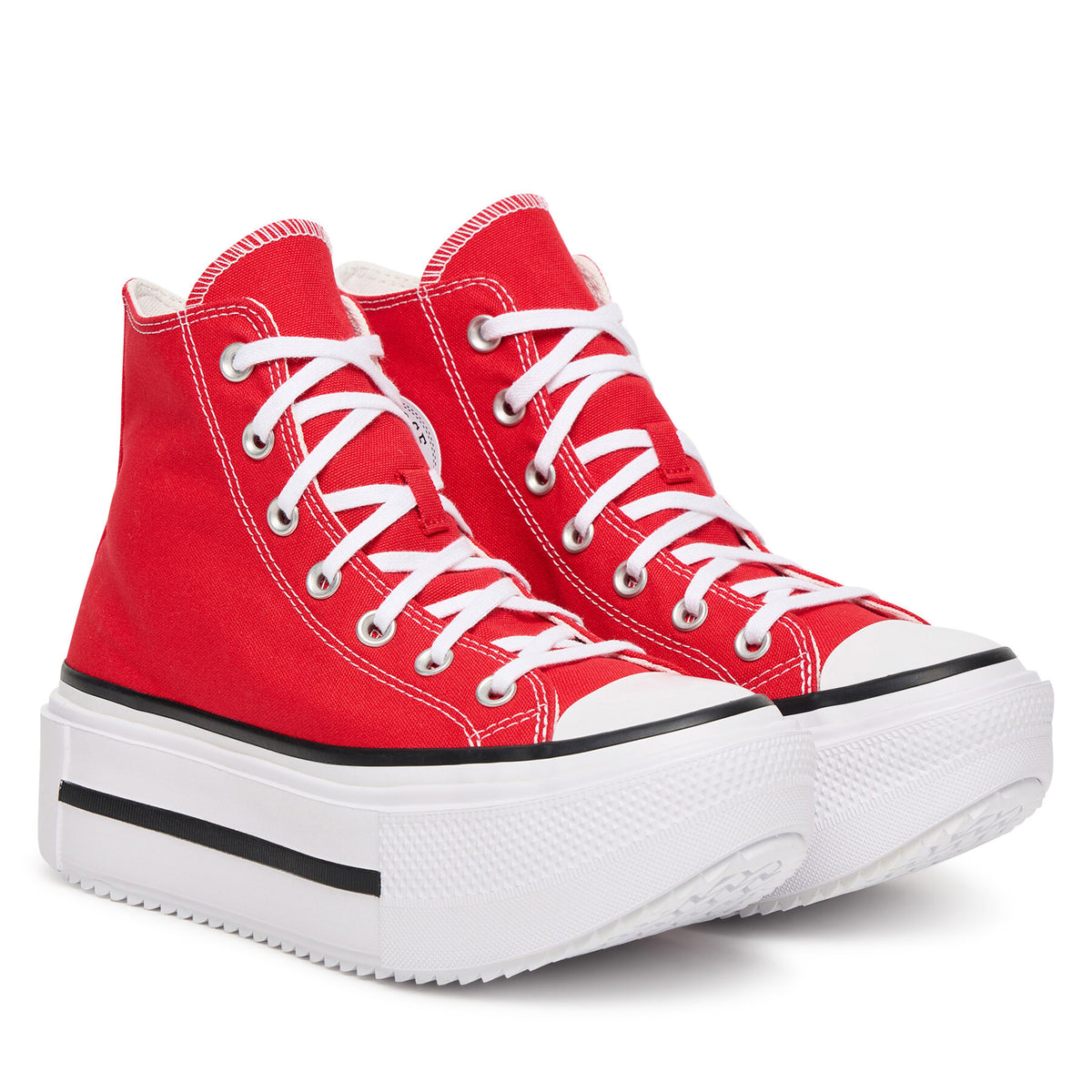 Converse Кецове Chuck Taylor All Star Lift Double Stack A15542C Червен