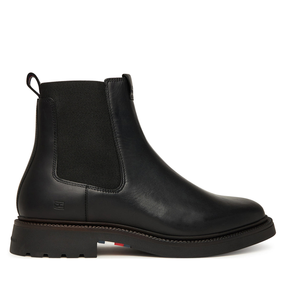 Tommy Hilfiger Боти тип челси Comfort Lwt FM0FM05591 Черен