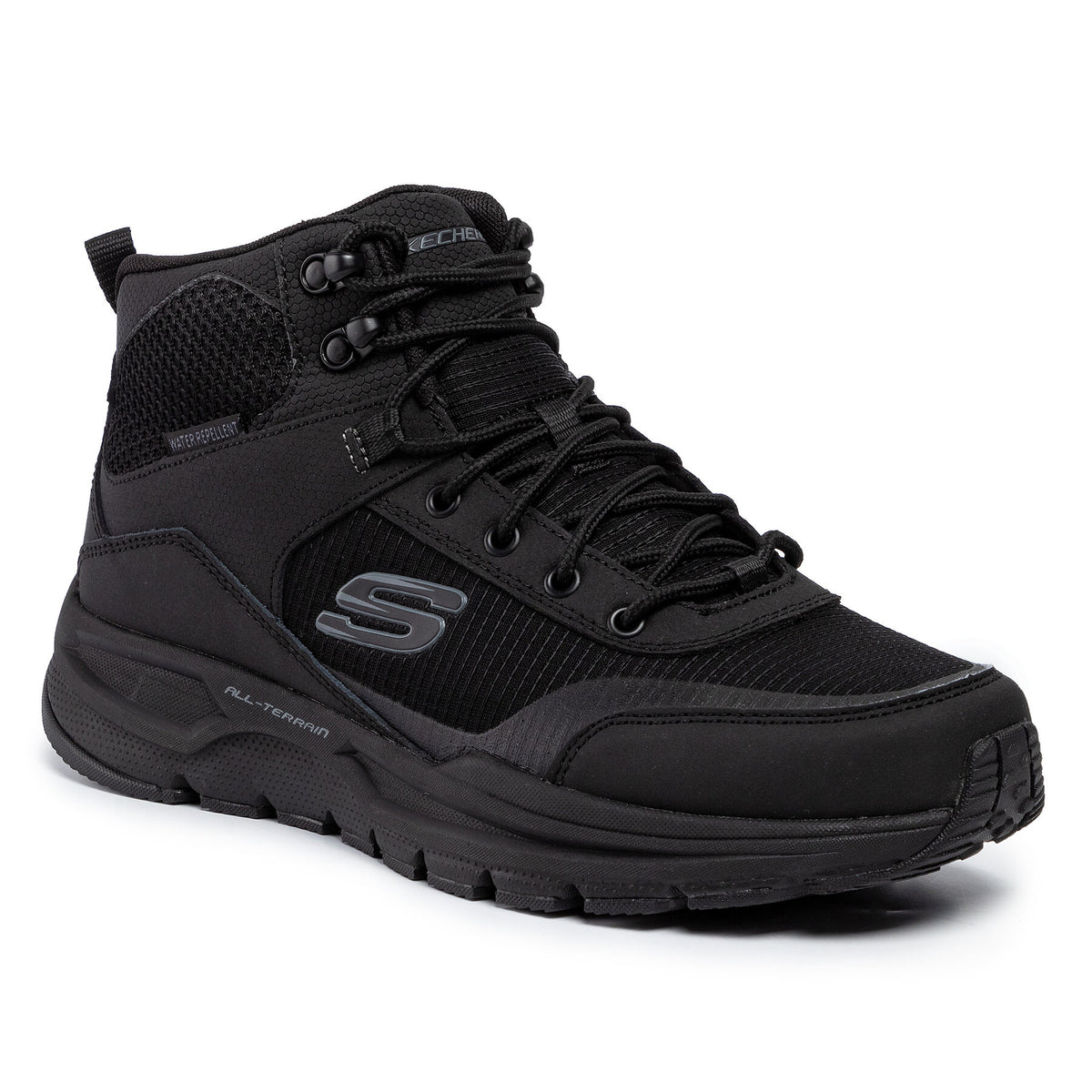 Skechers Туристически oбувки Woodrock 51705/BBK Черен
