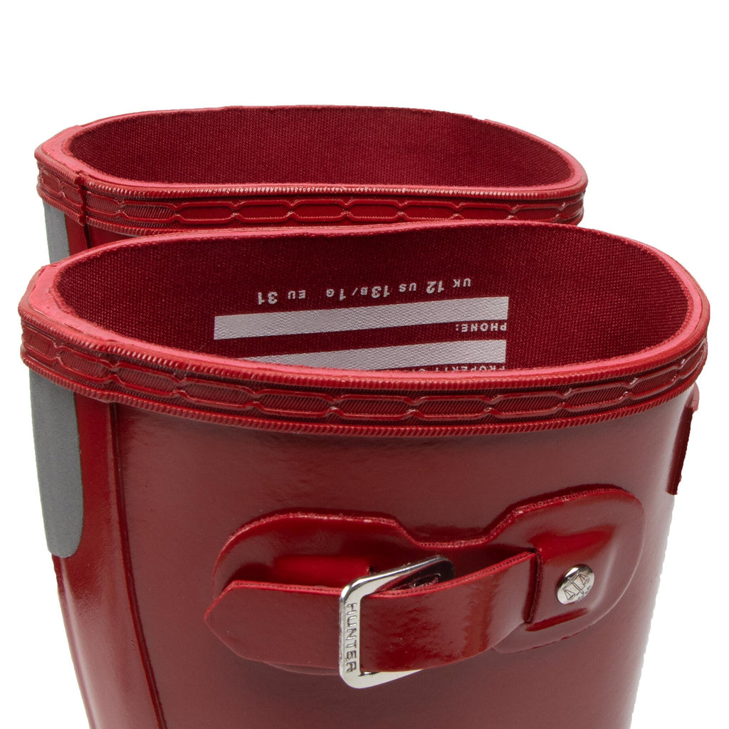 Hunter Гумени ботуши Original Kids Gloss JFT6000RGL Червен