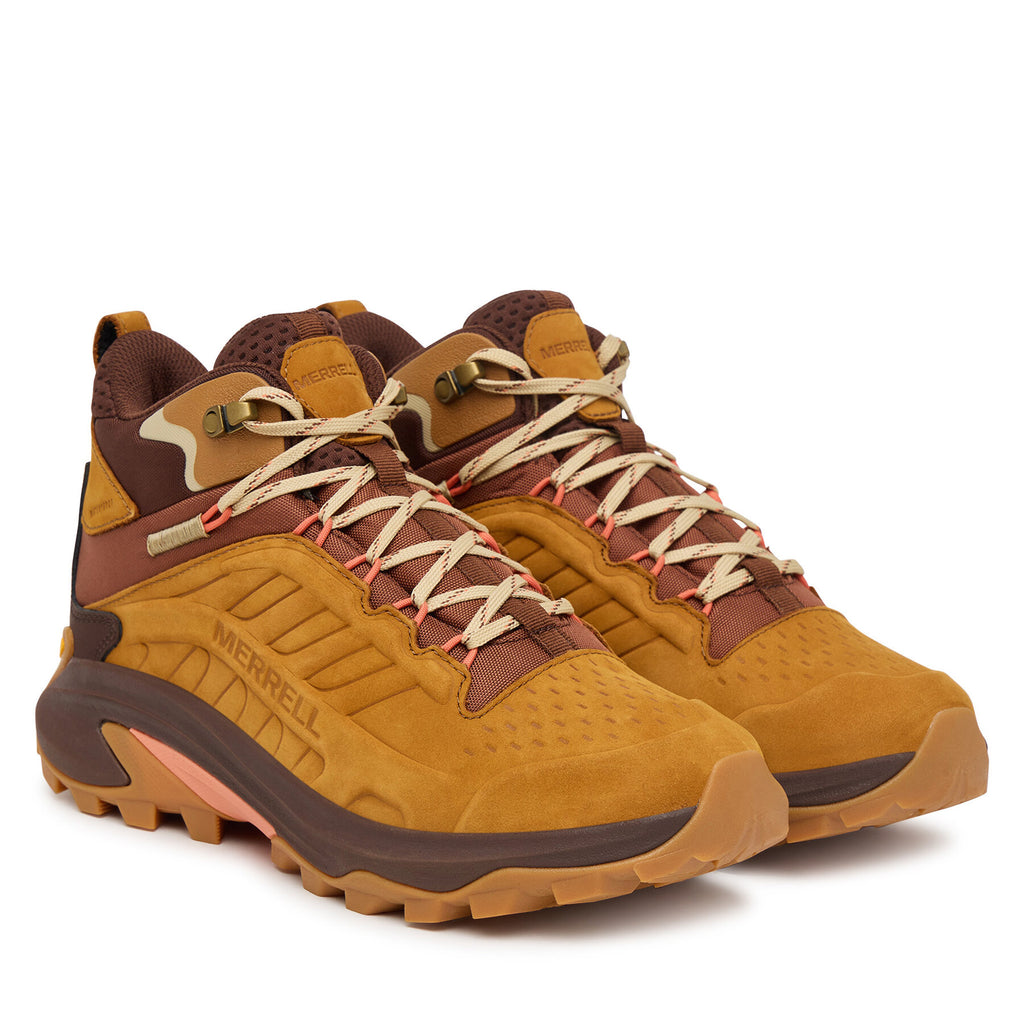 Merrell Сникърси Moab Speed 2 Leather Mid J00005332 Кафяв