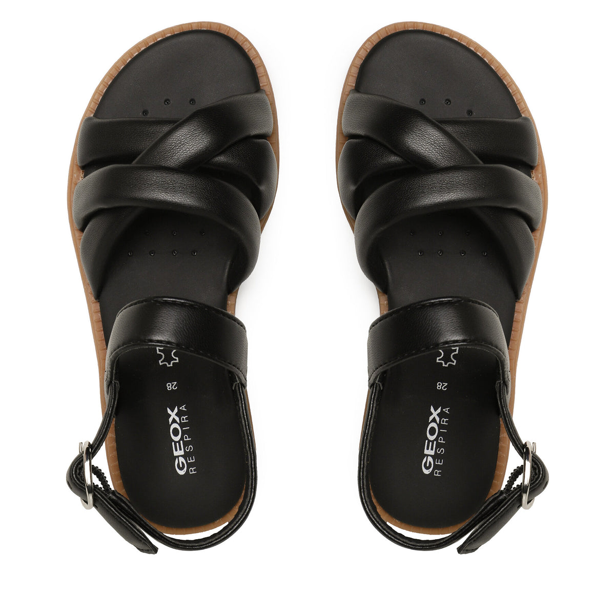 Geox Сандали J Sandal Karly Girl J3535C000KBC9999 S Черен