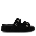 Inuikii Чехли Suede Studs 70103-153 Черен