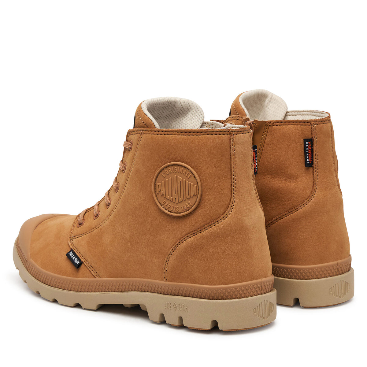 Palladium Туристически oбувки Pampa Lite+ Zip Wp+ 79577-252-M Кафяв