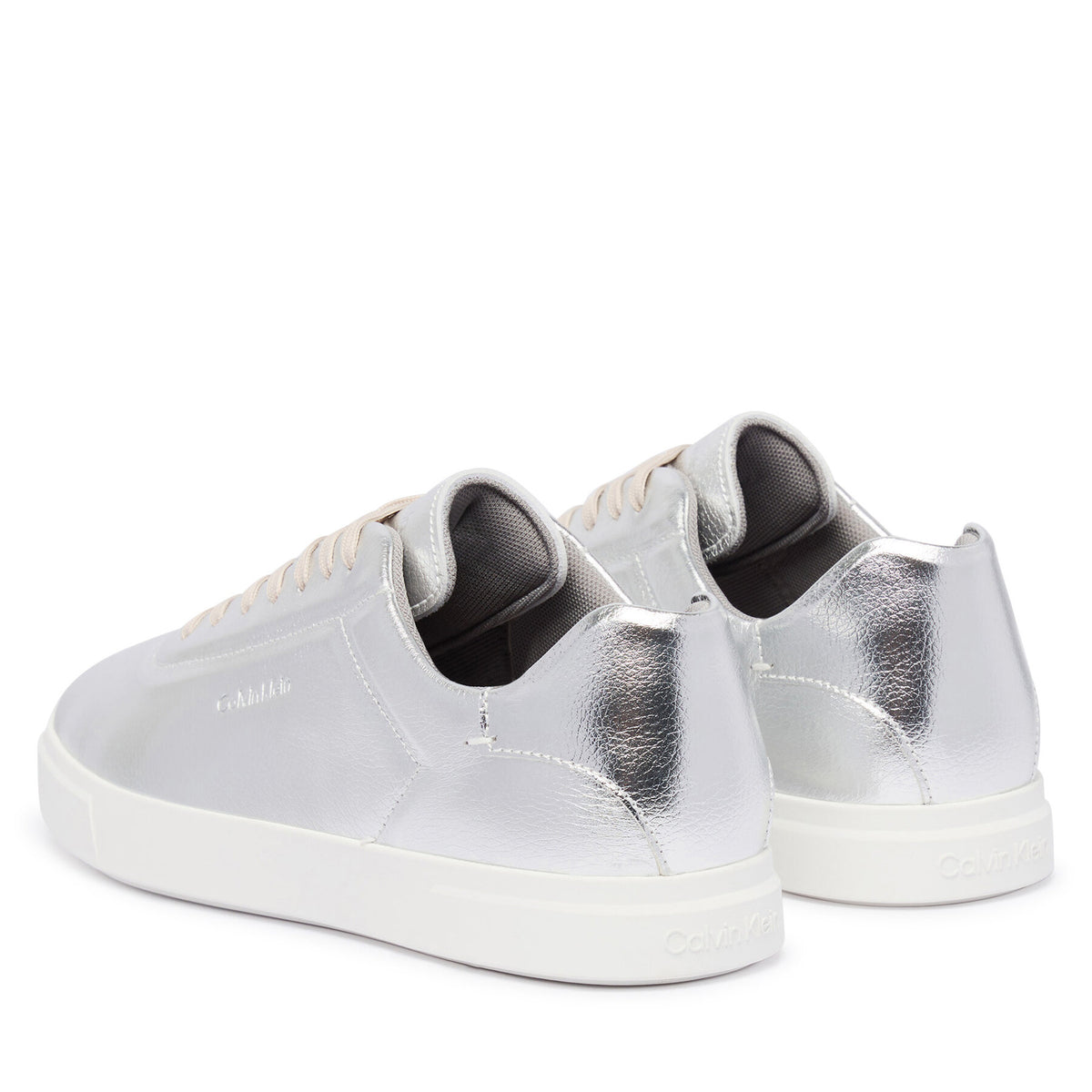 Calvin Klein Сникърси HW0HW03289 Сребрист