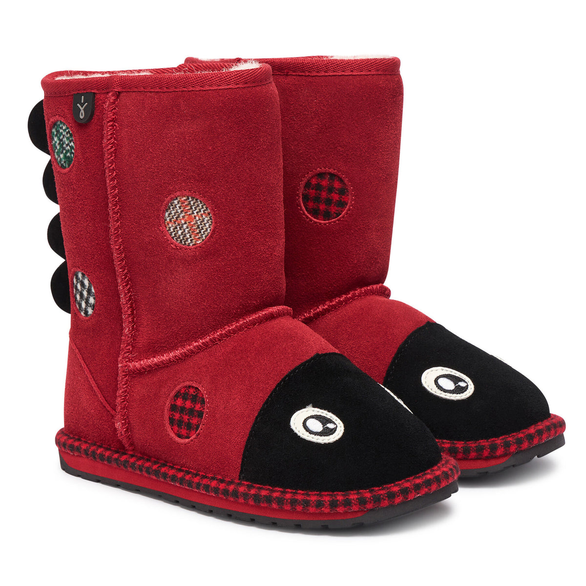 EMU Australia Апрески Lenny Ladybug K13325 Червен