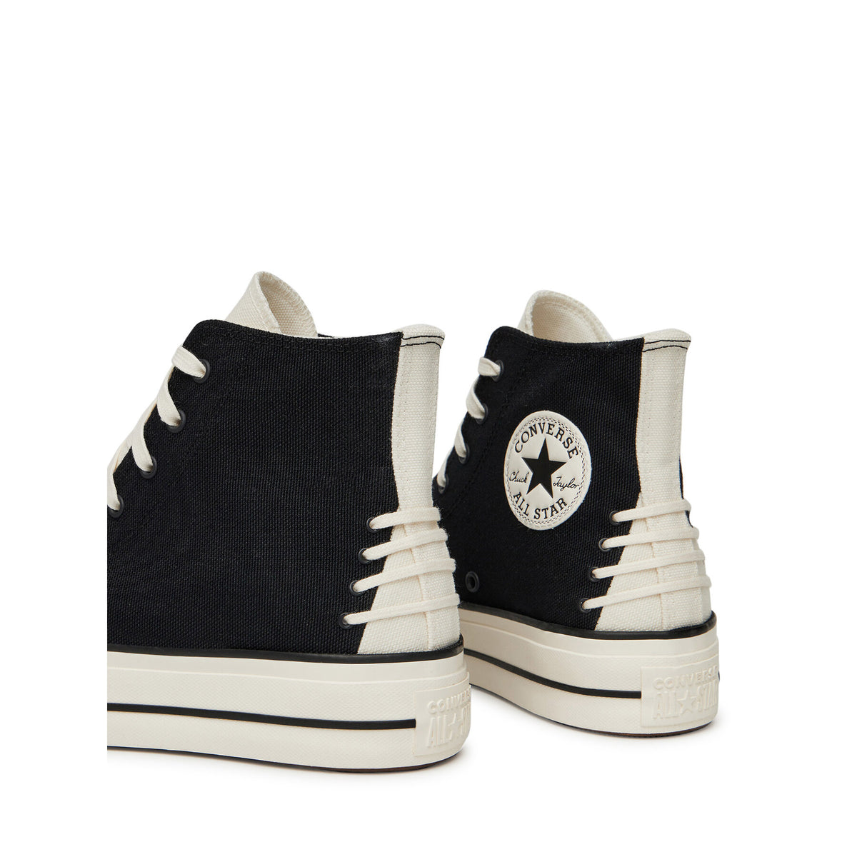 Converse Кецове Chuck Taylor All Star Lift Platform Crafted Laces A12552C Черен