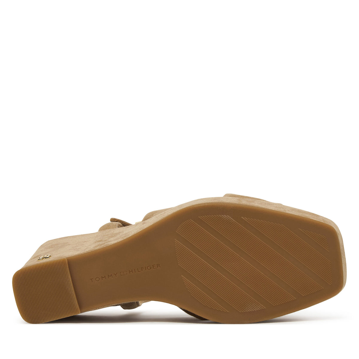 Tommy Hilfiger Сандали Suede Wrapped High Wedge FW0FW09218 Кафяв
