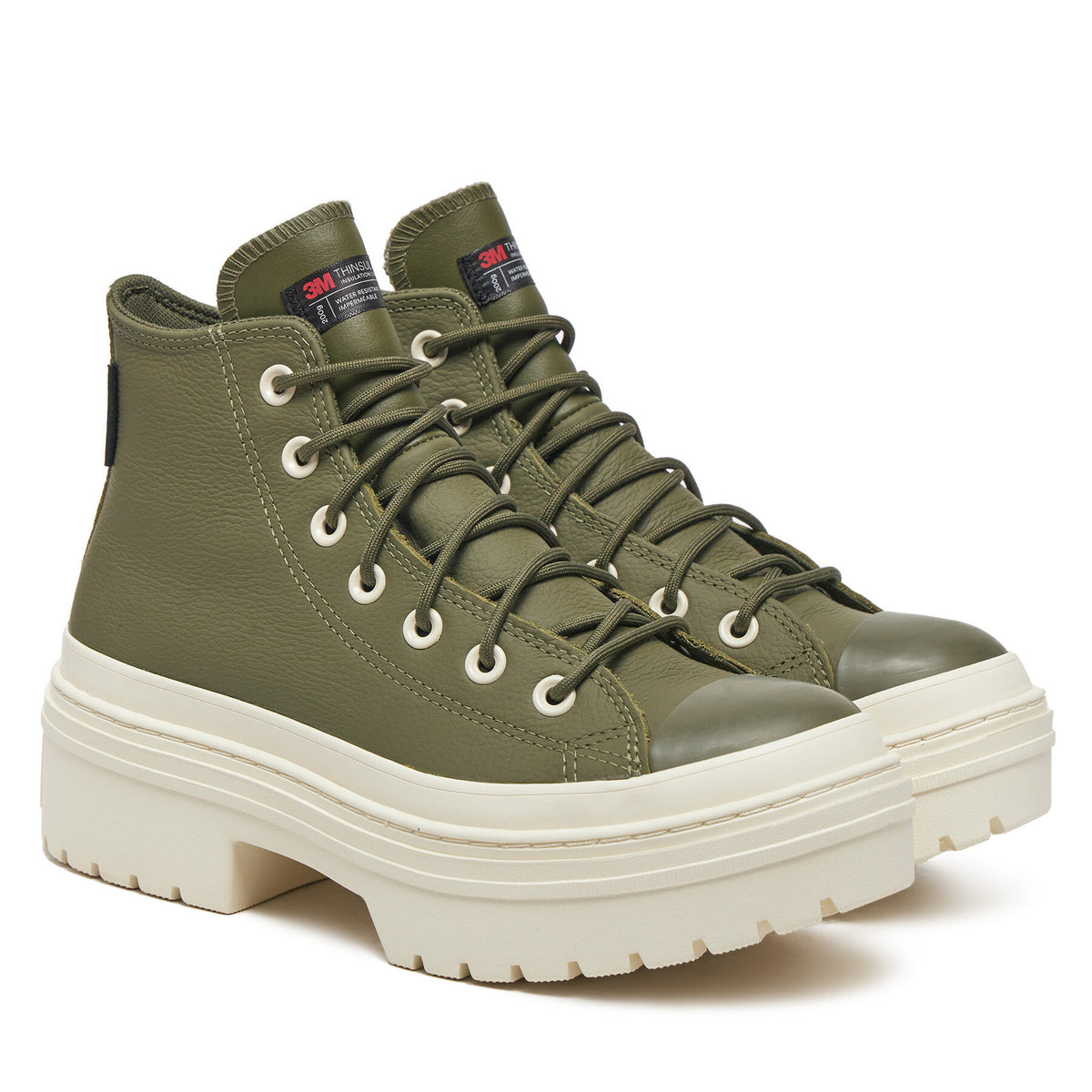 Converse Кецове Chuck Taylor All Star Lugged Heel Platform Waterproof A11163C 306 Зелен