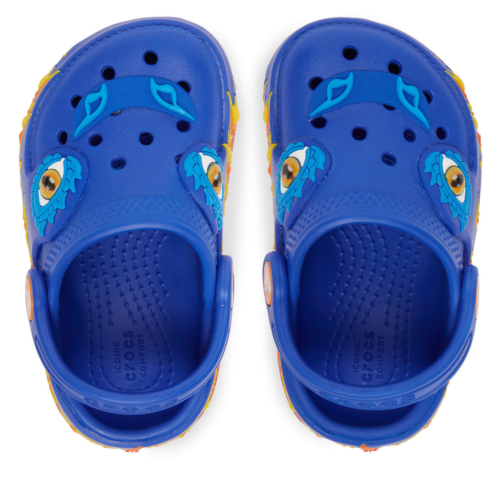 Crocs Чехли Toddler Classic IAM Dragon Lights Clog 212510 Син