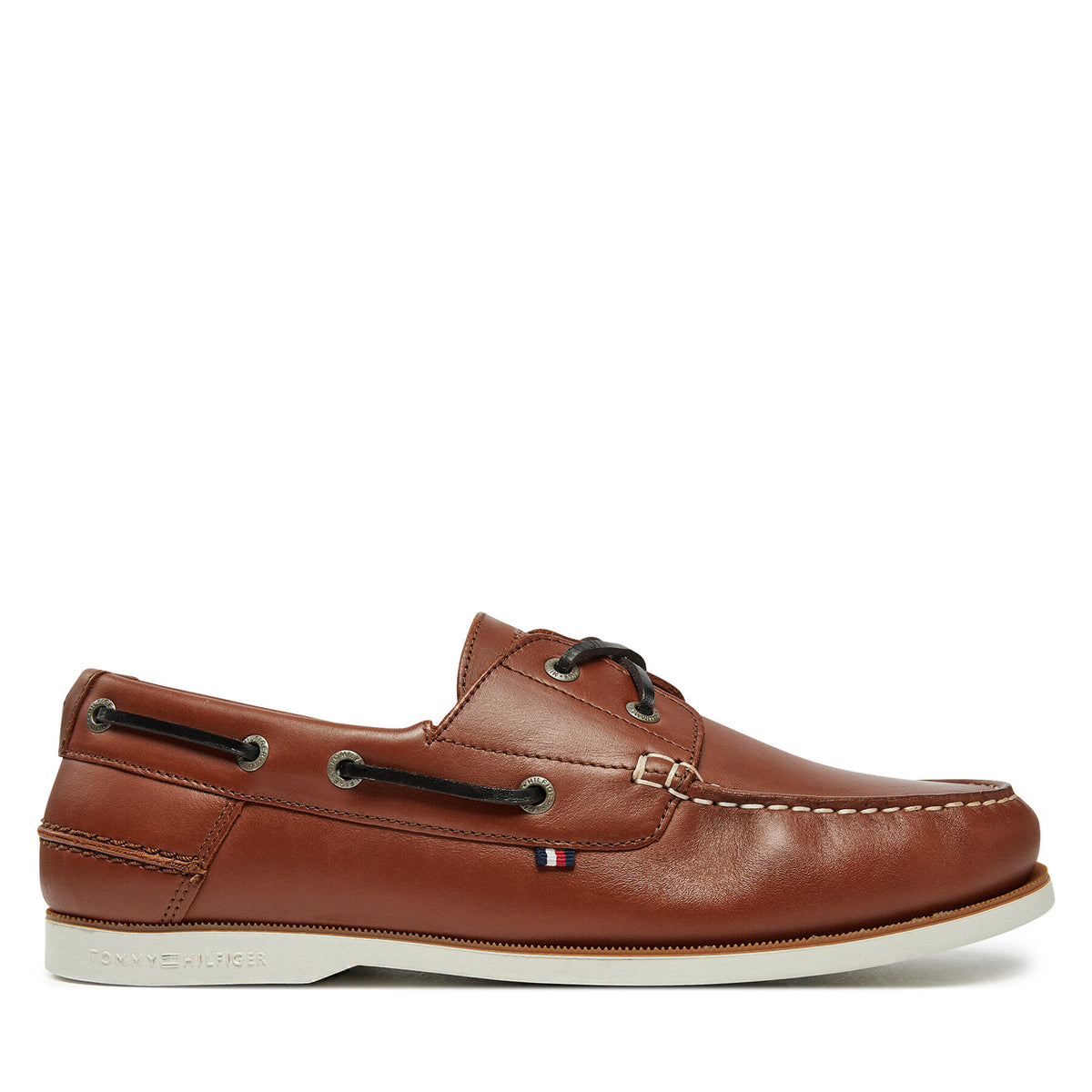 Tommy Hilfiger Обувки Th Boat Shoe Core Lth FM0FM05569 Кафяв